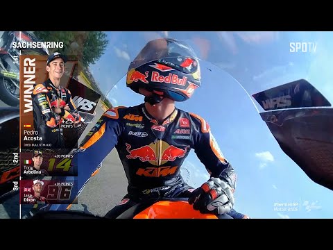 [MotoGP™] German GP - Moto2 LAST LAP & Interview & Podium
