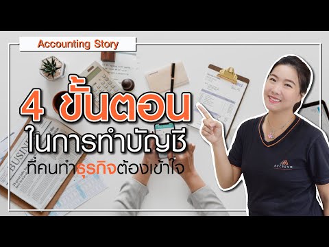 [EP.7] 4 ขั้นตอน ในการทำบัญชี ที่คนทำธุรกิจต้องเข้าใจ | Accounting Story