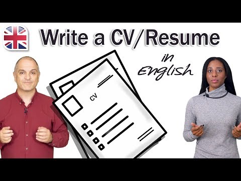 Schrijf een CV voor een Engelstalige baan - Tips voor het schrijven van een goed CV
